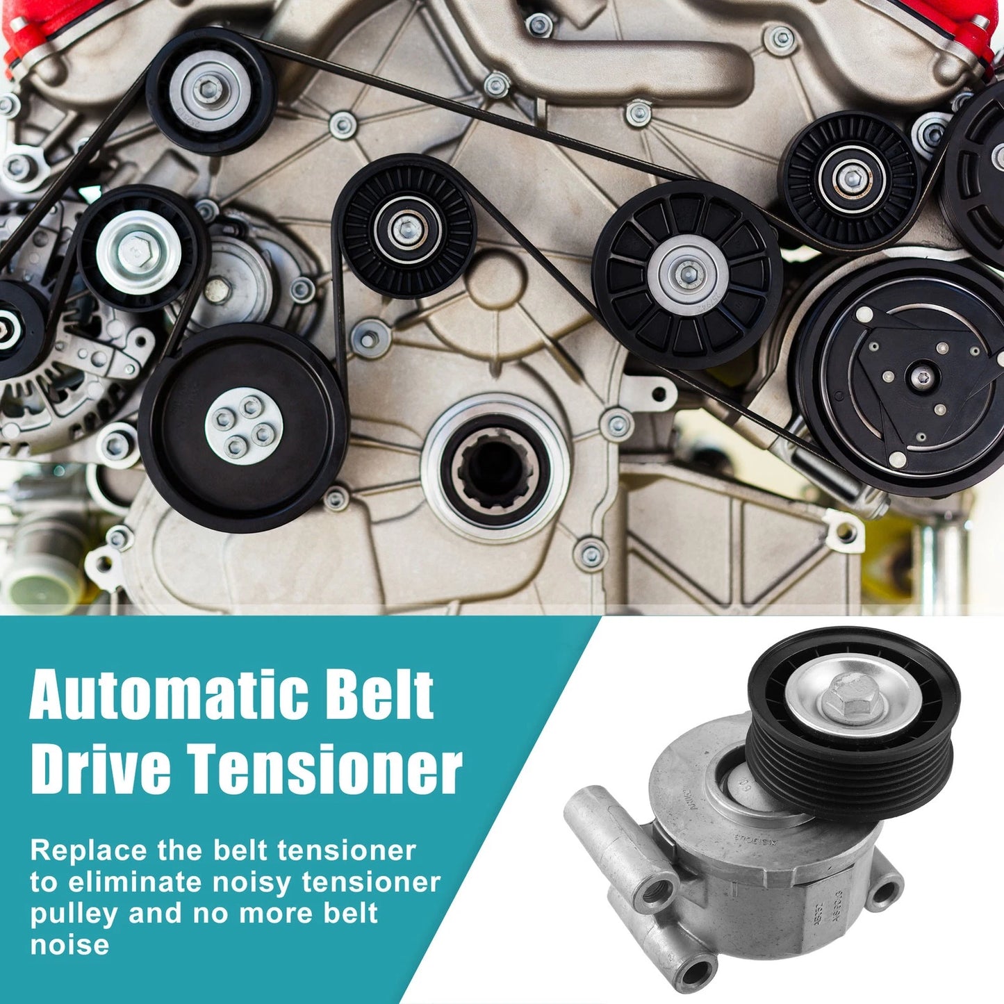 Belt Tensioner Assembly for Ford C-Max (2010–2019) LF5015980 LF5015980A