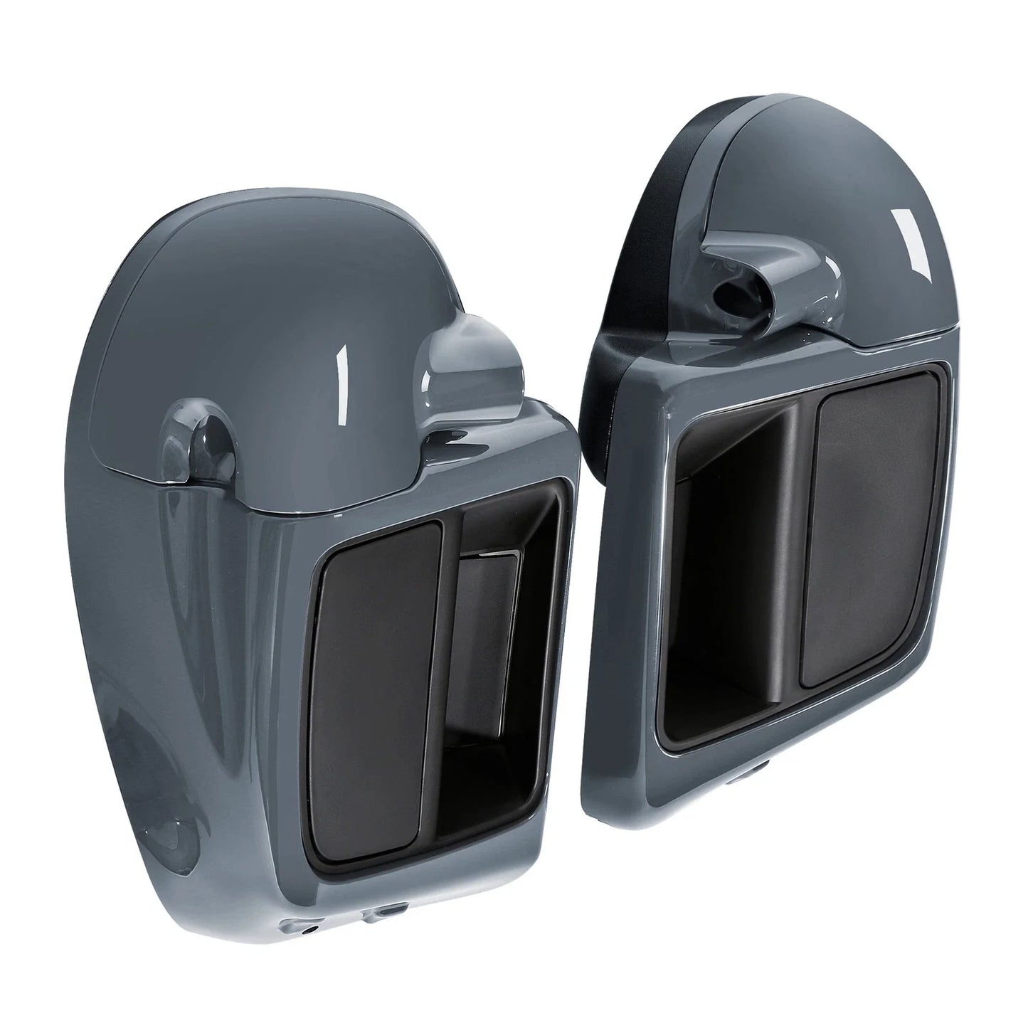 Lower Vented Fairings for Harley Touring 2014-2023 Gunship Gray