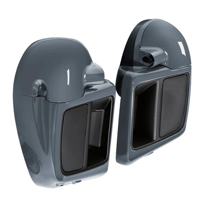 Lower Vented Fairings for Harley Touring 2014-2023 Gunship Gray