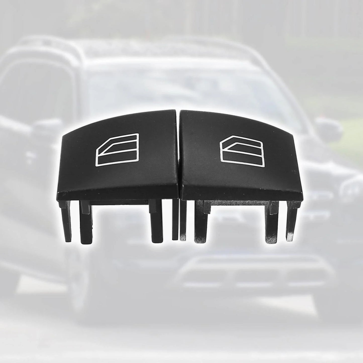 4 x Driver Window Switch Button Covers for Mercedes Benz ML GL R Class (2006-2012)