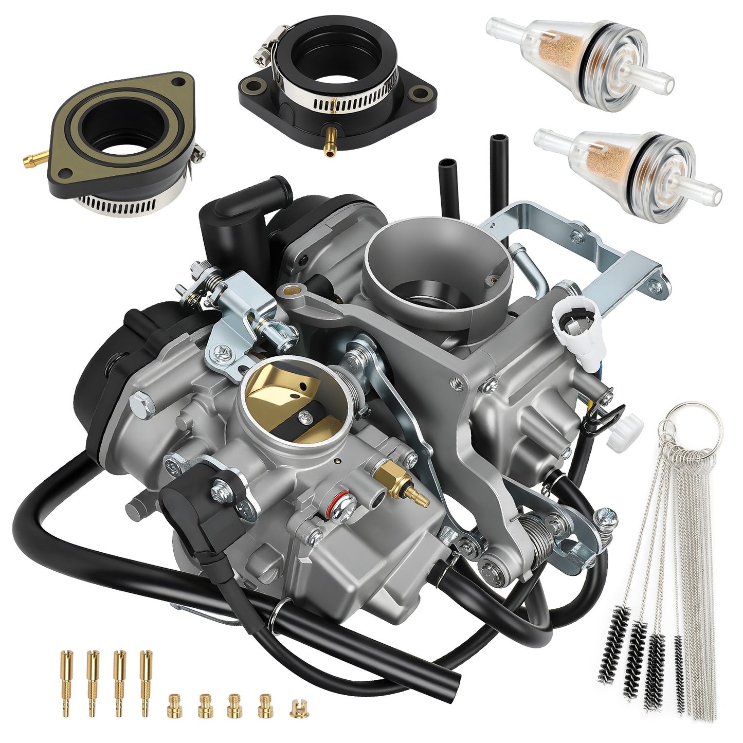 Carburetor with Intake Manifold Boots for Yamaha (5EL-14900-21-00)