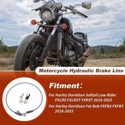 30" Brake Hose Oil Line for Harley Davidson Softail (2014–2023)