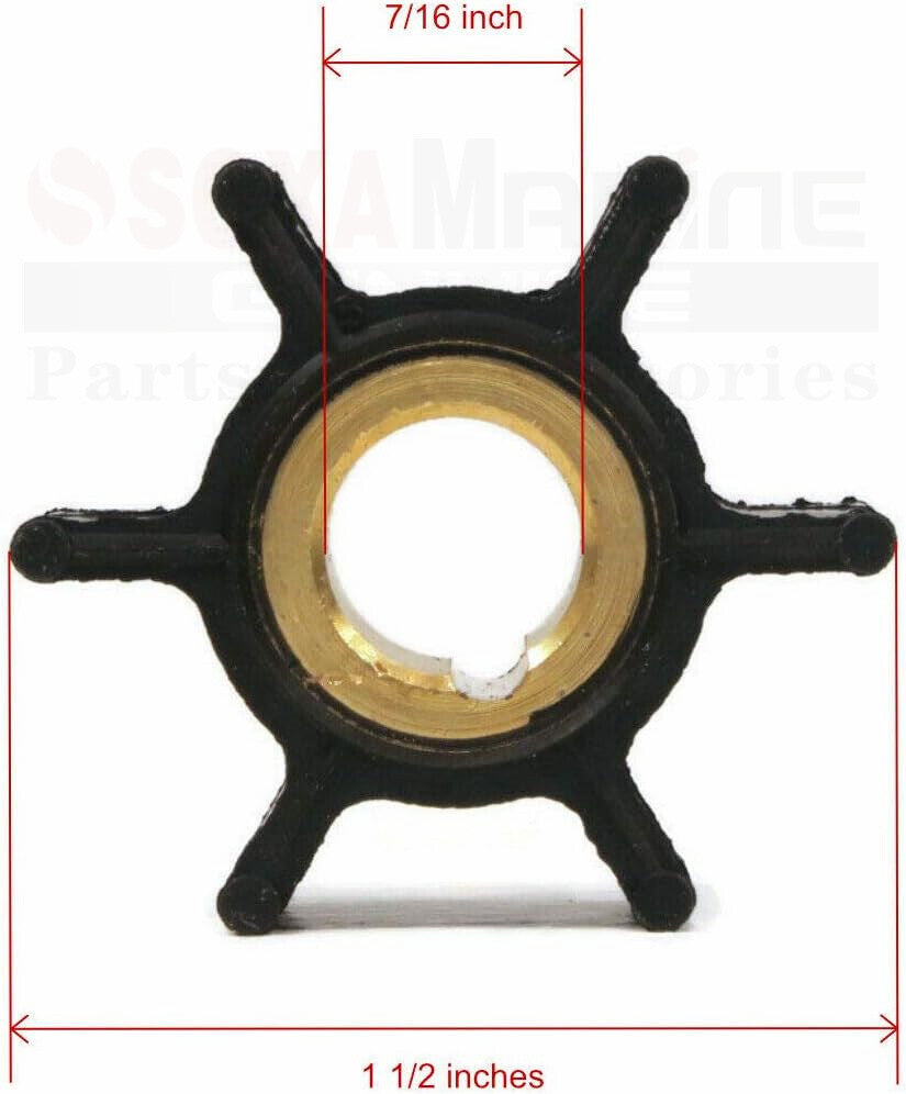 Water Pump Impeller Kit for Johnson Evinrude Outboard (396644)