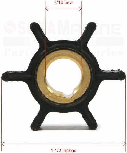 Water Pump Impeller Kit for Johnson Evinrude Outboard (396644)
