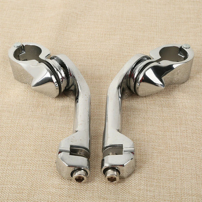 Adjustable 1.25" Highway Foot Pegs for Harley