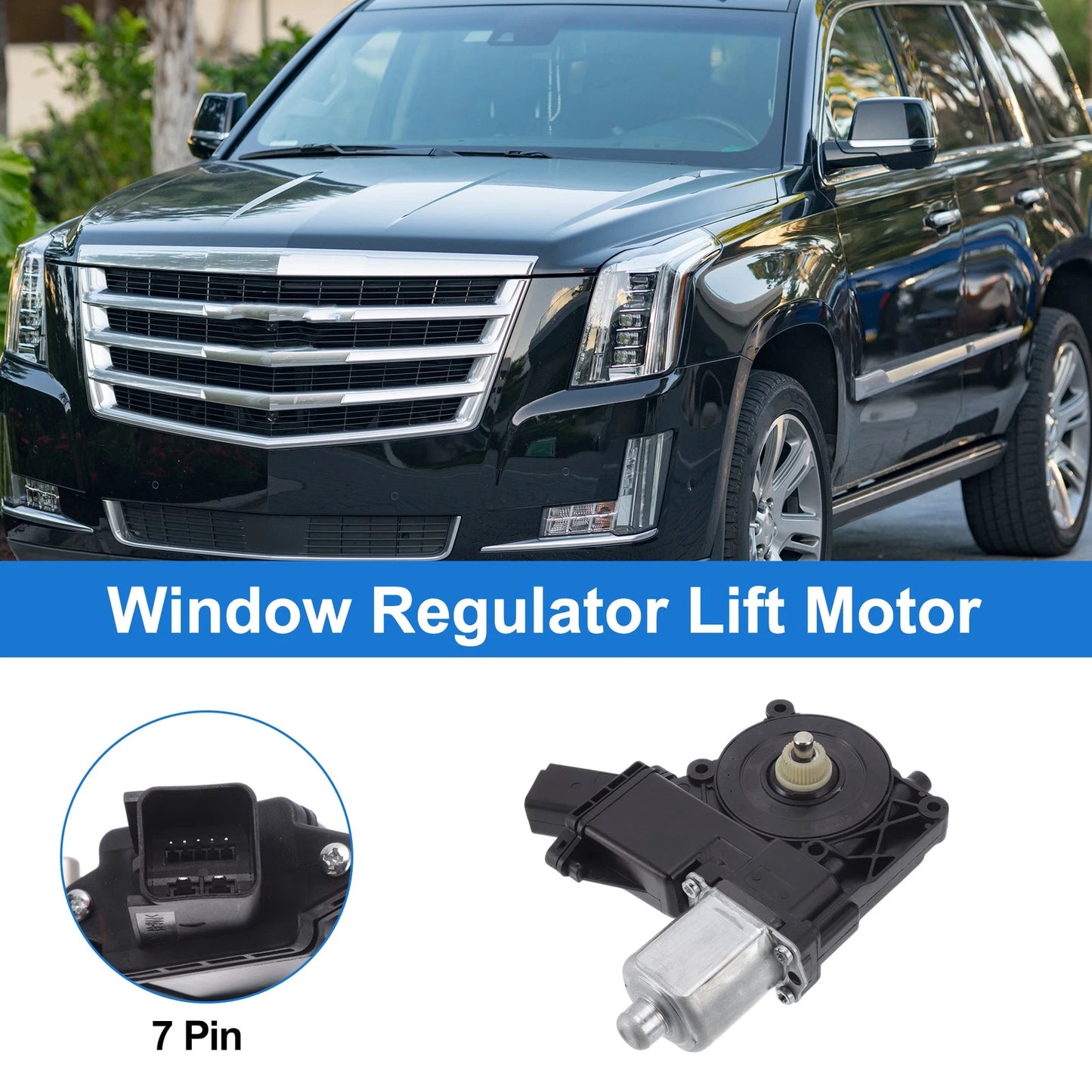 Power Window Regulator Lift Motor for Cadillac Escalade (2015–2020)