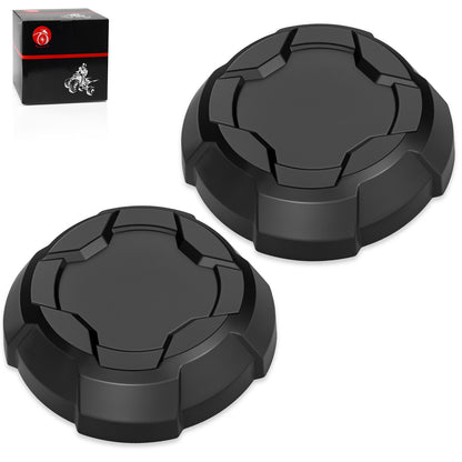 2 Pack Matte Black Rim Cap for Polaris Ranger Crew SP 570 (2022–2025)