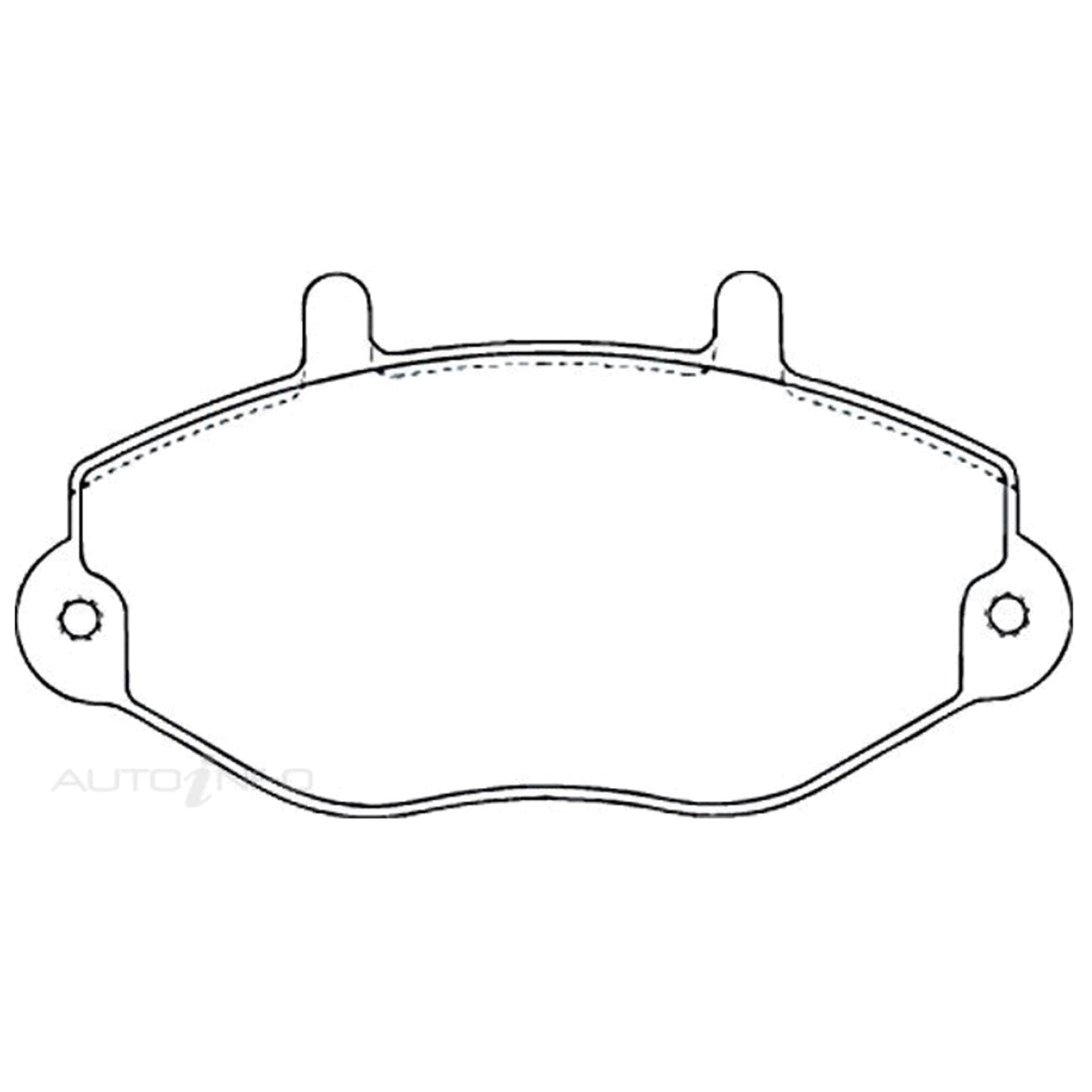 Set of 4 Front Disc Brake Pads for Ford Transit (1994–2000)