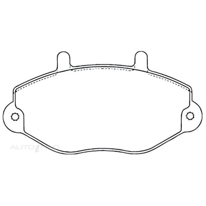 Set of 4 Front Disc Brake Pads for Ford Transit (1994–2000)