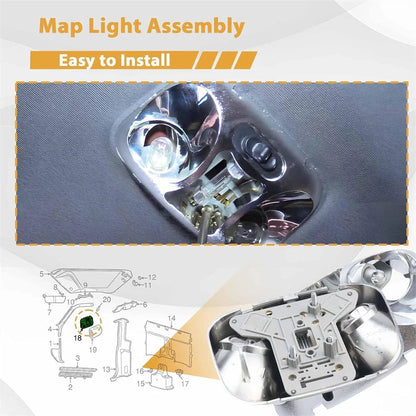 LED Interior Overhead Dome Light for Ford Ranger Edge (1998-2011)