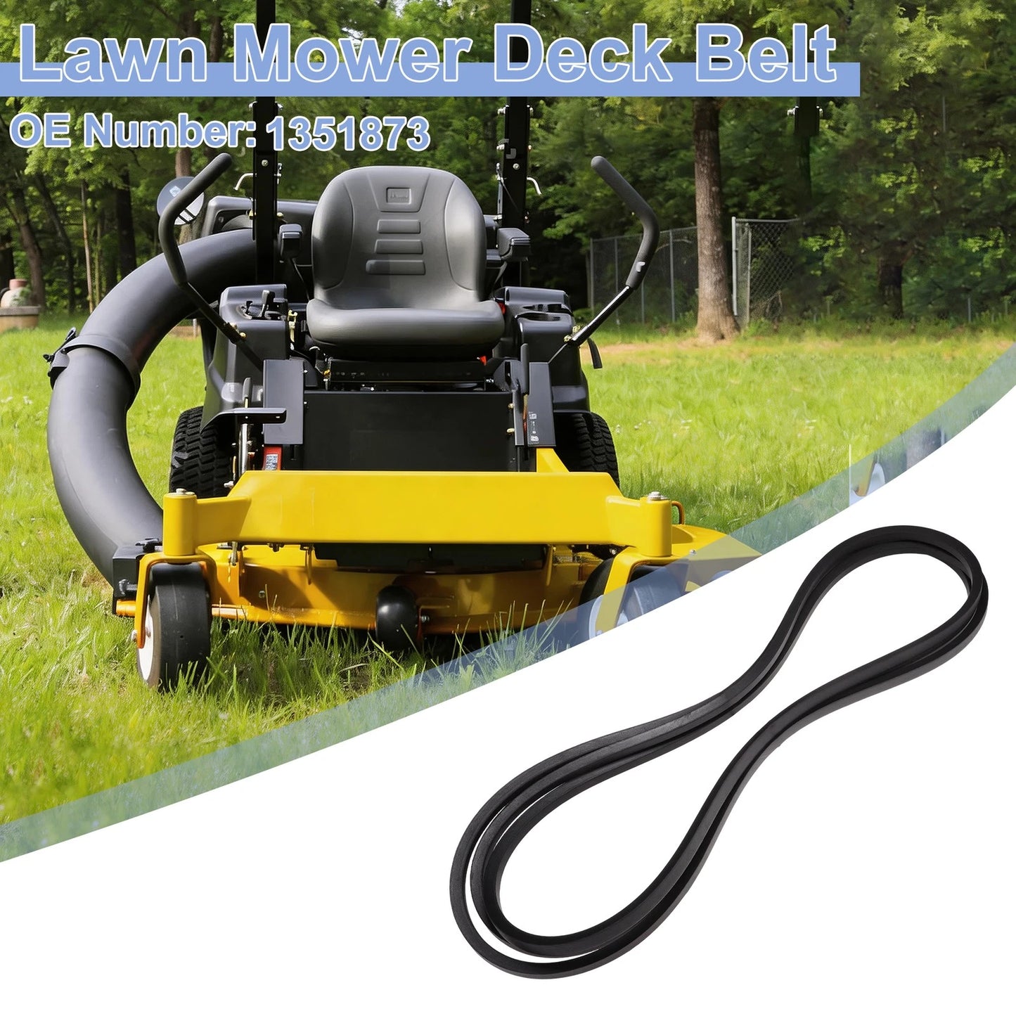Lawn Mower Deck Belt for Toro Titan HD 1500 Series (No.1351873)