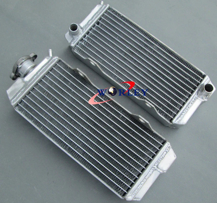Aluminum Radiator + Red Hose for Honda ATC250R (1985-1986)