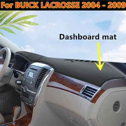 Leather Dashboard Cover Dash Protector Mat for Buick Lacrosse (2004–2009)