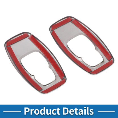 2 Pcs Headlight Trim Bezel for Mitsubishi Outlander (2022–2024) ABS