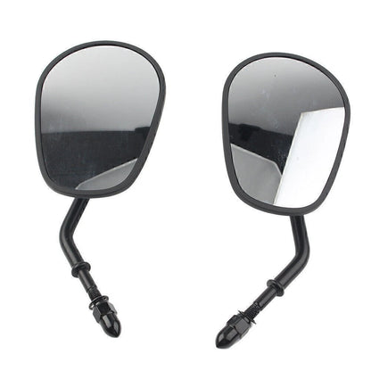1 Pair Black Rear View Mirrors for Harley Road King (2000–2023)