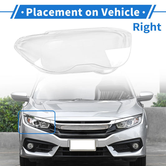 1 Pcs Front Right Headlight Lens Cover for BMW 7 Series (2002-2005)