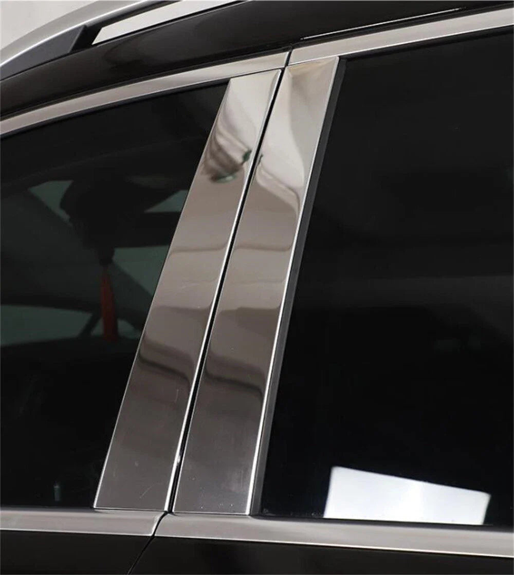 10× Alloy Window Pillar Posts Panel Door Trim for Benz GLE GLS Class X167 (2020–2022)