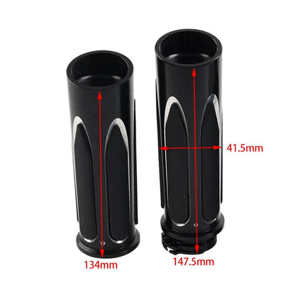 2X 1" Hand Grips for Harley Touring Softail Dyna