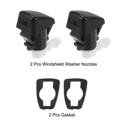 2 x Front Windshield Washer Nozzles for Jeep Grand Cherokee WK2 (2011-2021)