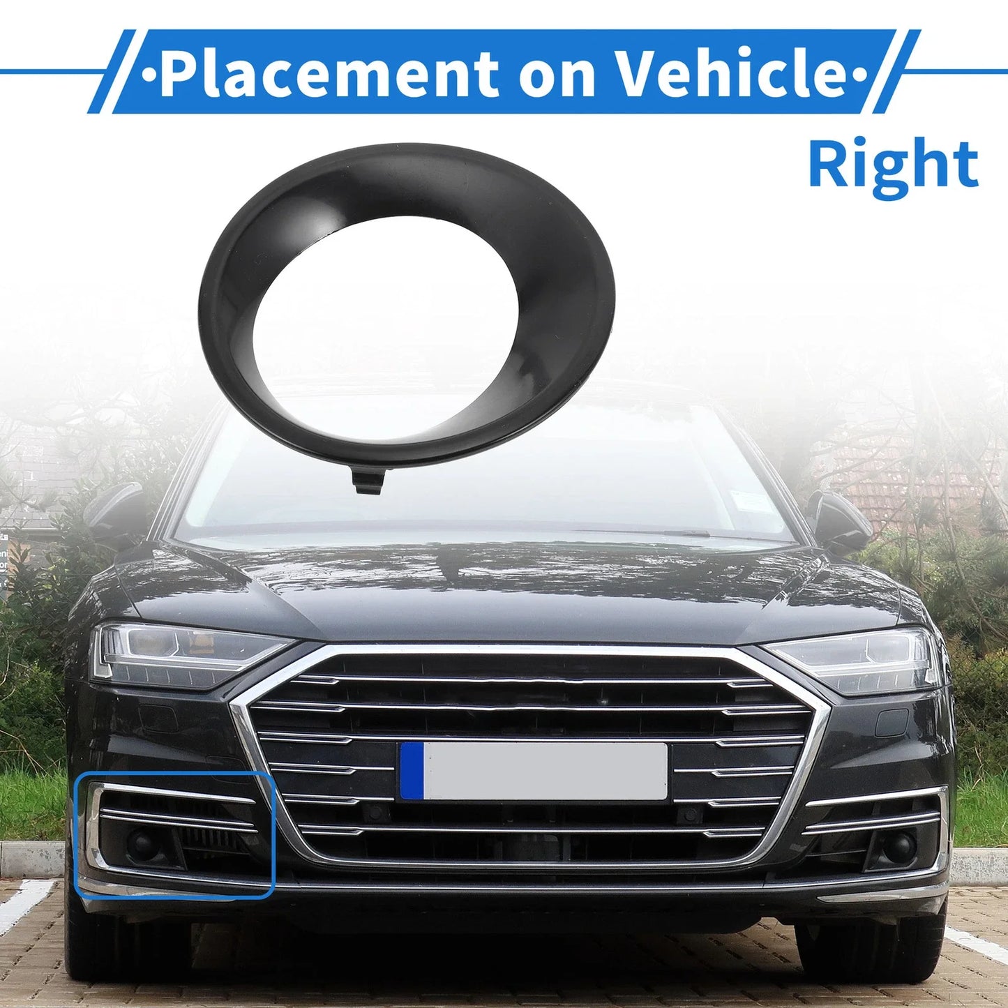 1 x Front Right Fog Light Grill for BMW X3 (2007-2010)