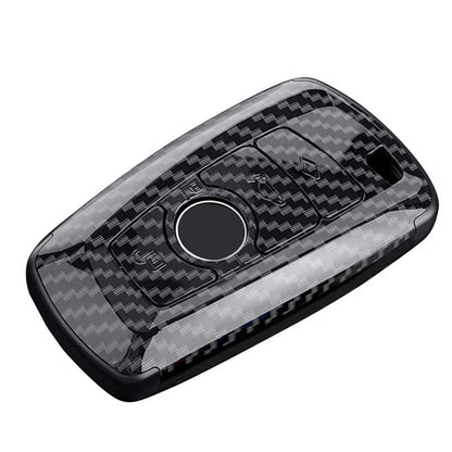 Carbon Fiber Style Remote Key Shell Cover for BMW 1 2 3 4 5 6 7 (2000-2023)
