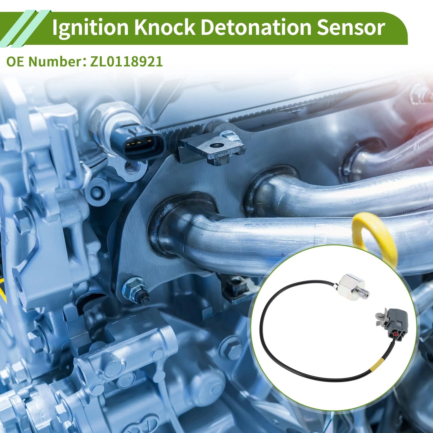 Ignition Knock Detonation Sensor for Mazda 2 (2003–2024) No.ZL0118921