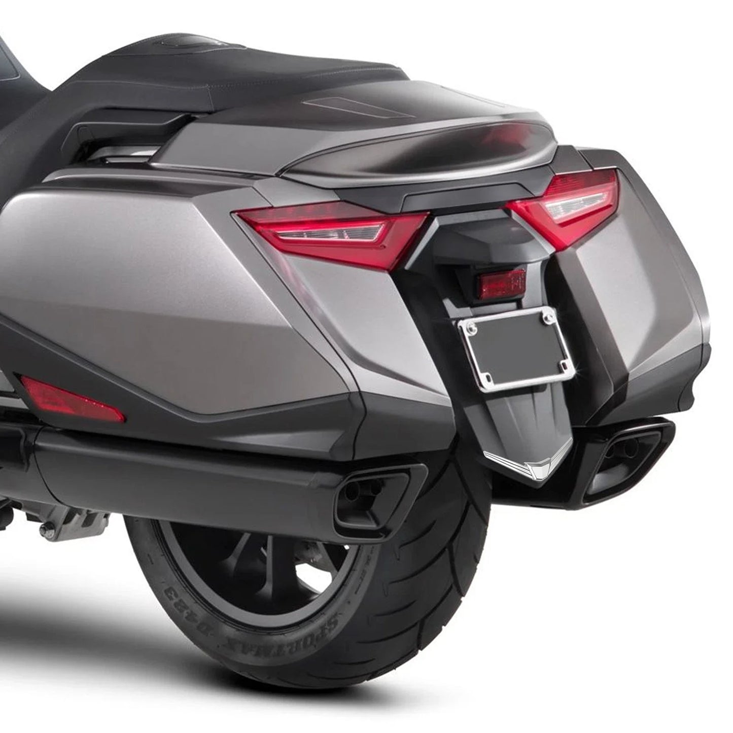 Chrome Rear Fender Tip Trim Decoration for Honda Goldwing 1800 (2018-2025)