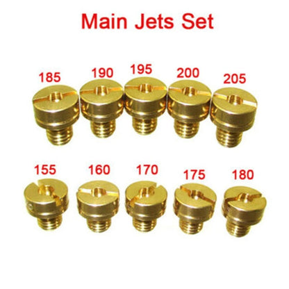 Main Jets / 155–205 for Mikuni Carburetor