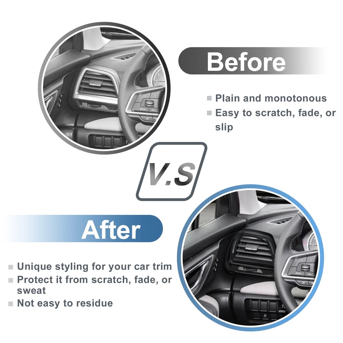 Center Console Air Vent Cover Trim Kit