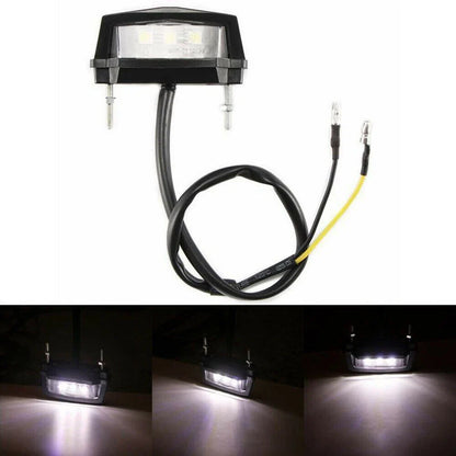 1 x 3 LED Motorcycle Rear Tail License Plate Light Lamp 12V for Motorcycle