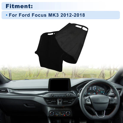 Dash Cover for Ford Focus MK3 (2012–2018) Polyester Black