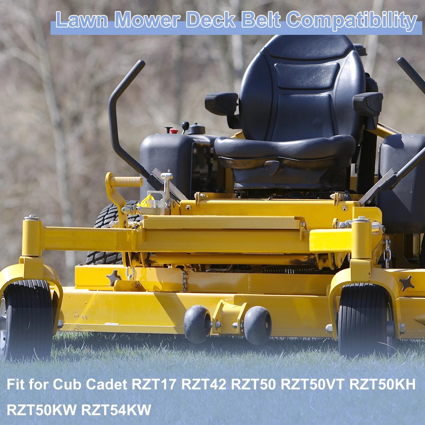 Lawn Mower Deck Belt for Cub Cadet RZT17 RZT42 RZT50 RZT50VT RZT50KH (No.95404043)