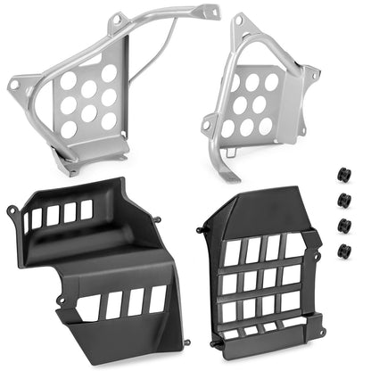 Silver Heel Guards for Yamaha Banshee 350 (1990–2006)