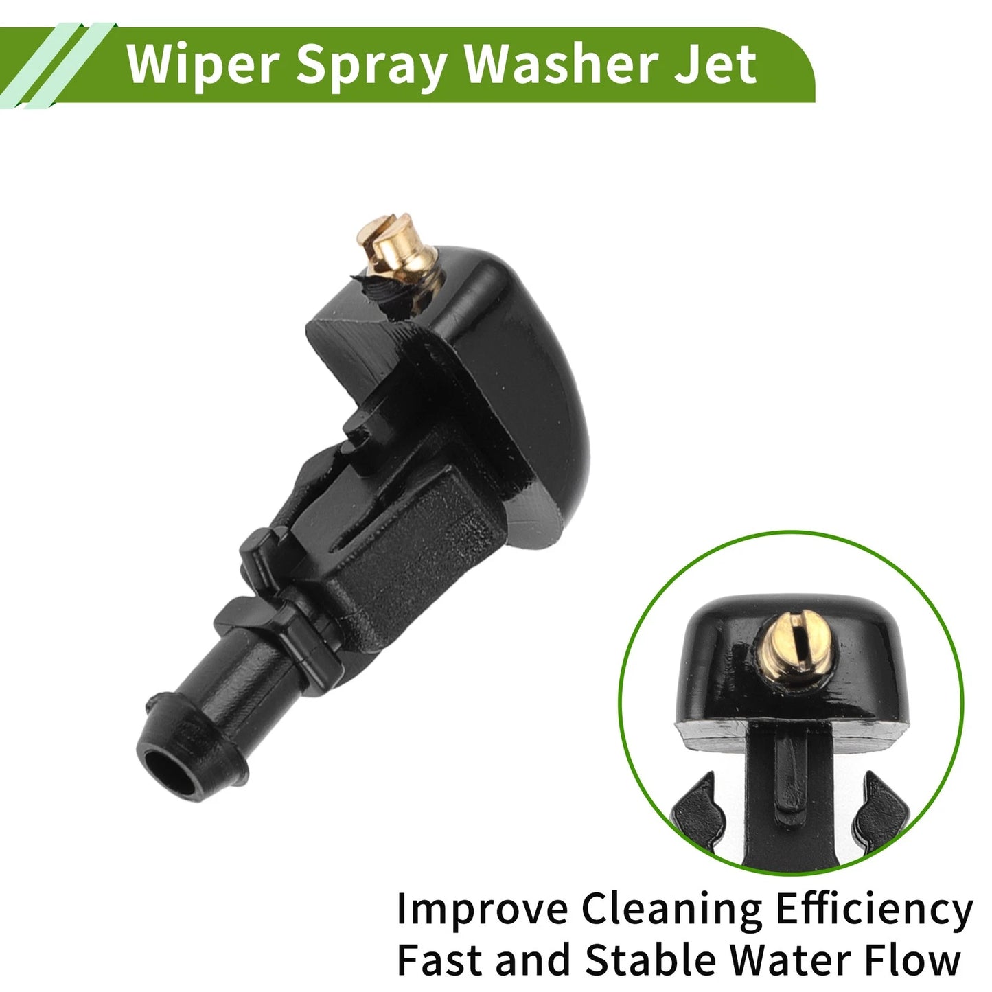 Washer Nozzle with Hose Connector for Ford (No.3W7Z17603AA)