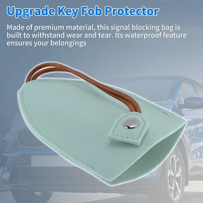 Car Key Case for Smart Key Fob (Light Blue)