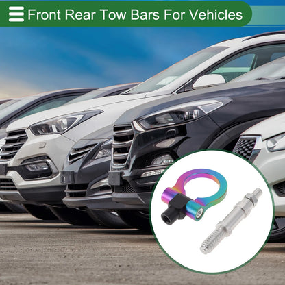 Tow Hook for Volkswagen MK7 (2014–2022) 11mm Aluminum Alloy 122mm Multicolor