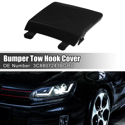 Front Bumper Tow Hook Cover for Volkswagen  - Black