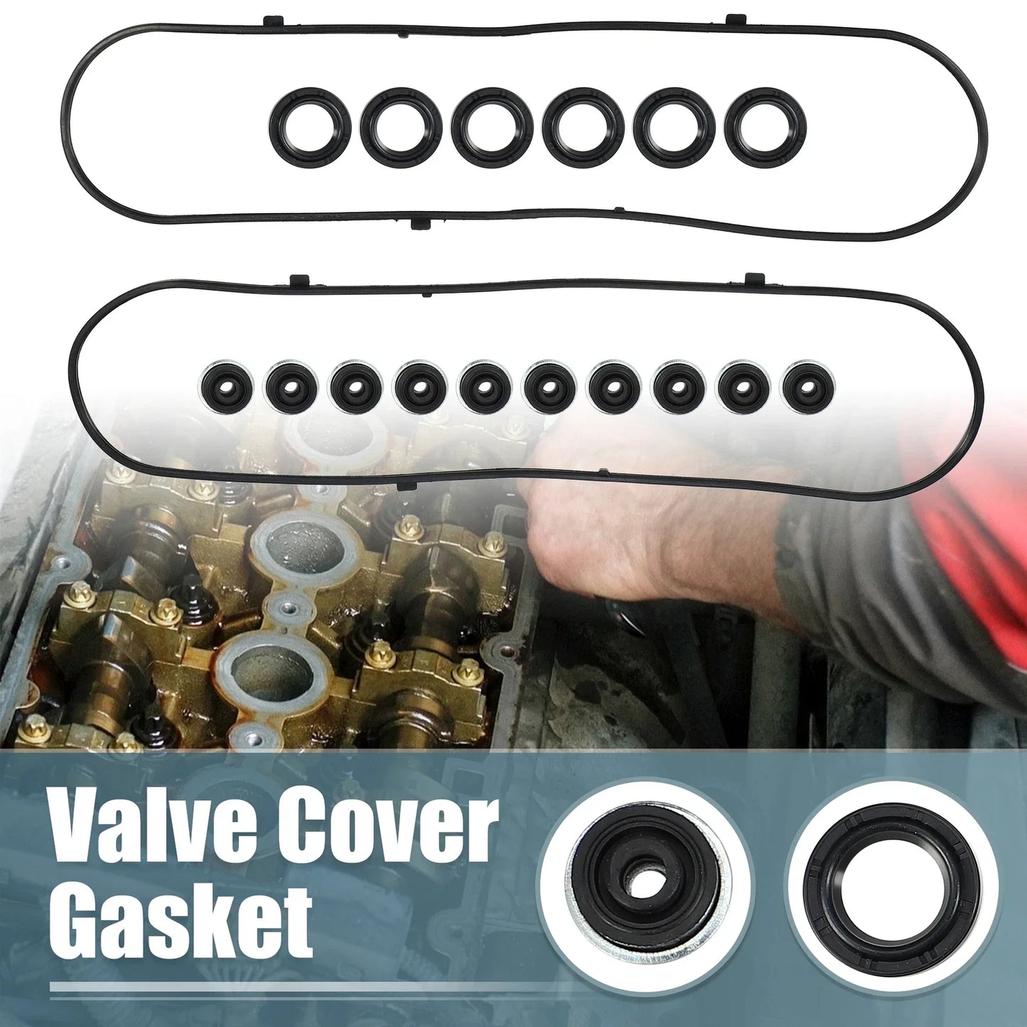 Valve Cover Gasket Set for Acura MDX 3.5L V6 (2003-2006)