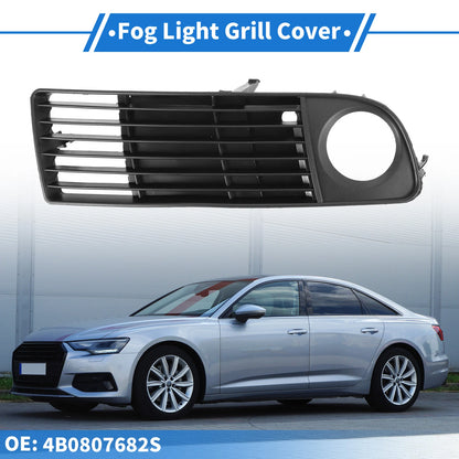 1pc Front Right Fog Light Grill for Audi A6 C5 (1998–2002) No. 4B0807682S ABS