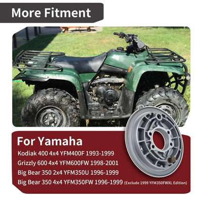 Rear Brake Drum Backing Plate for Yamaha Grizzly 600 4x4 YFM600FW (1998–2001)