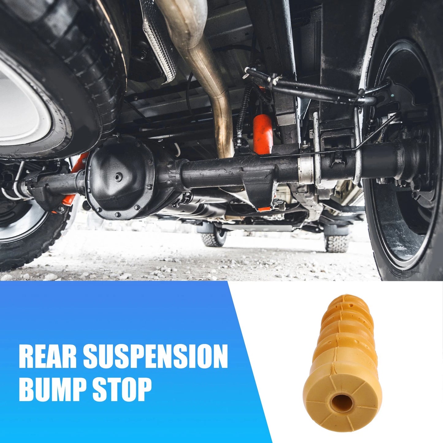 2pcs Rear Suspension Bump Stop for Volkswagen Jetta (1999–2005) 1J0512131 Rubber