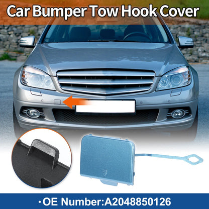 Front Car Bumper Tow Hook Cover for Mercedes-Benz C-Class (2008-2011)