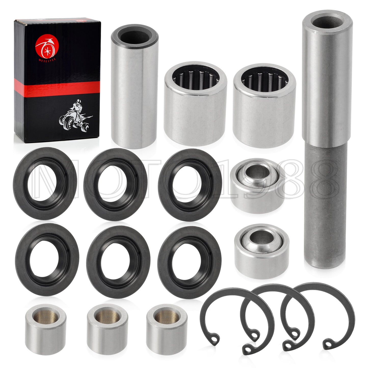 Front Upper Lower Arm Bearing Bushing Seal for Kawasaki Brute Force (2003–2023)
