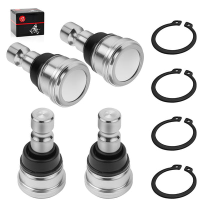 Set of 4 Upper and Lower Ball Joints for Polaris Ranger Crew 900 (2014–2019)