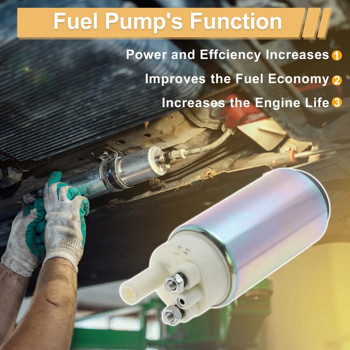 Fuel Pump for Suzuki GSXR600 (2001–2003) Replaces 1510035F20