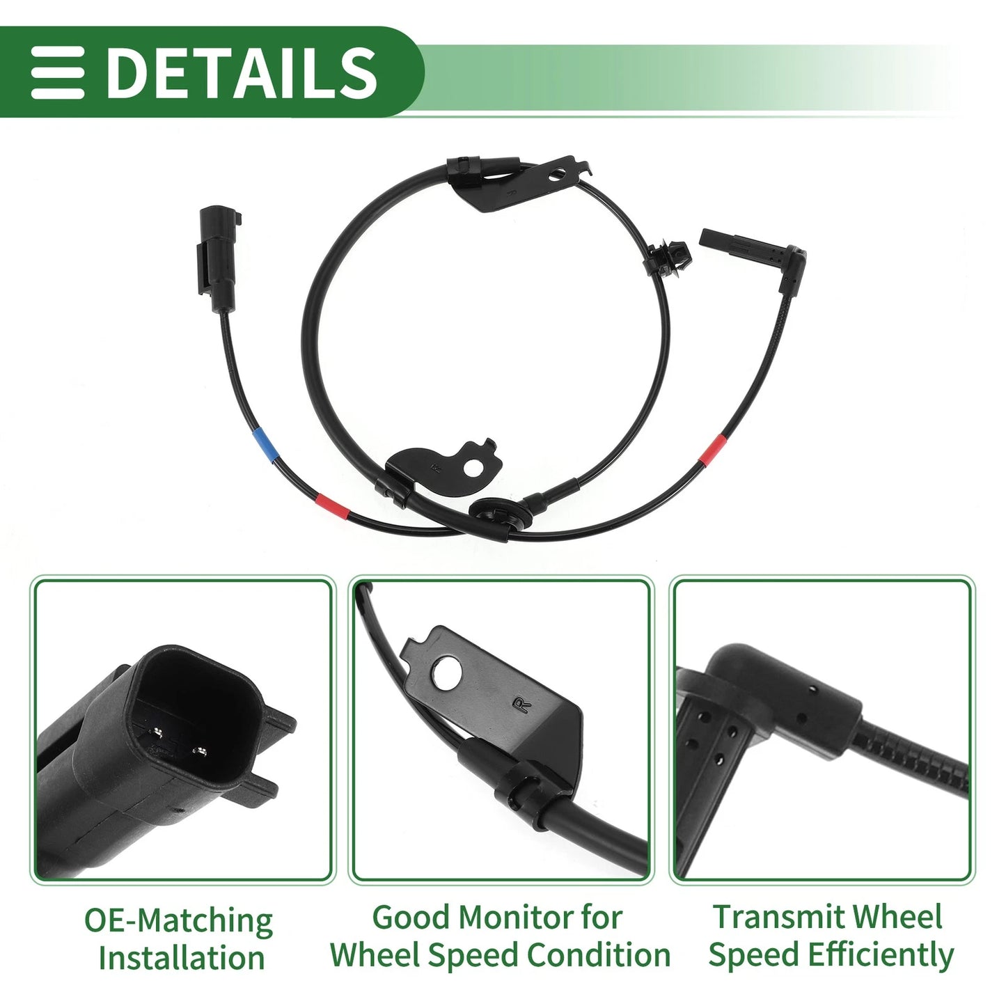 ABS Wheel Speed Sensor No. 4670B310 for Mitsubishi Eclipse Cross (2018–2023)