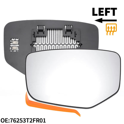 Heated Left Side Mirror Glass for Honda Accord (2008–2012)