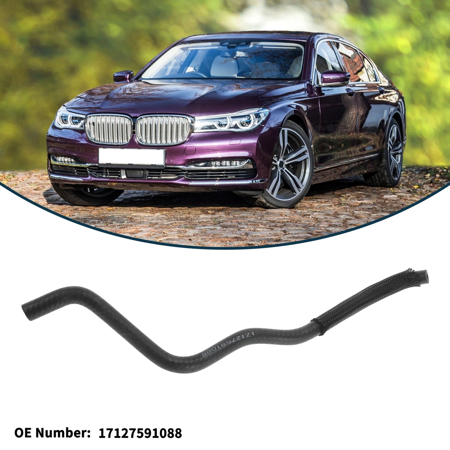 Radiator Hose No.17127591088 for BMW 760Li (2010–2015)