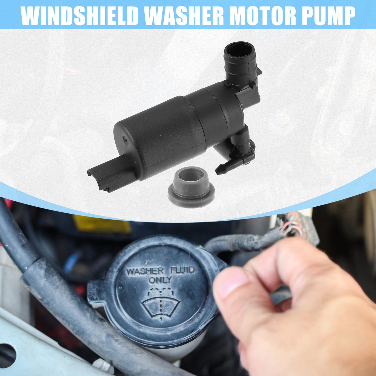 Windshield Washer Pump for Citroen C3, Peugeot 307 (2002–2010)