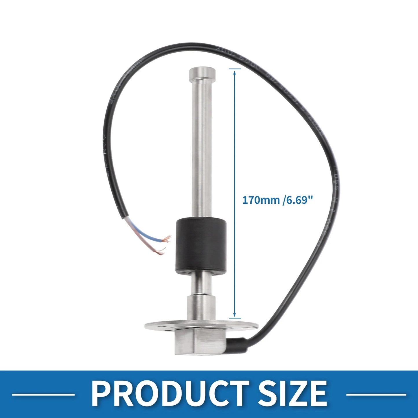 Fuel Sending Unit and Gauge Kit 240-33 Ohm 170mm for Boat Car